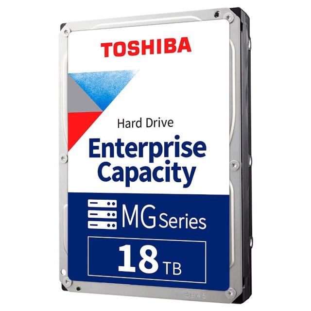 Твърд диск Toshiba MG Enterprise, 18TB, 512MB, SATA 6.0Gb/s, 7200rpm, MG09ACA18TE