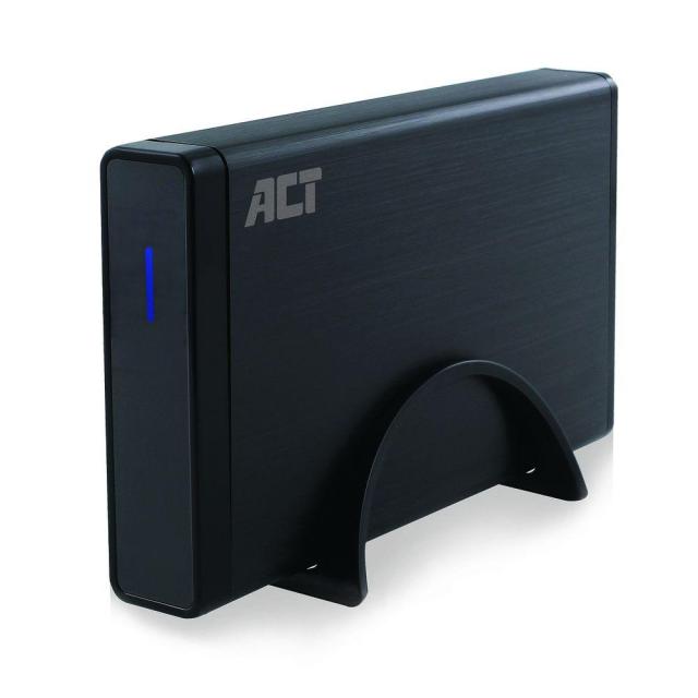 Кутия за твърд диск ACT AC1410, 3.5", SATA / IDE, USB 2.0, Черен