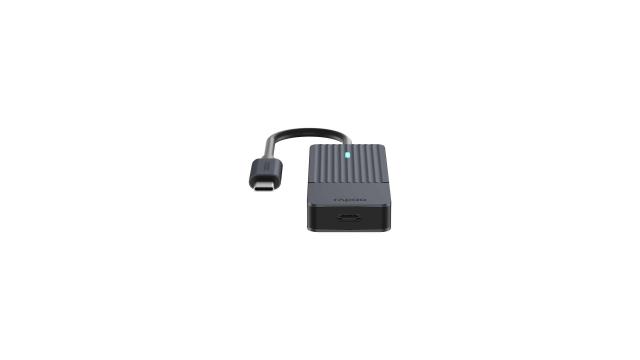 USB хъб RAPOO UCH-4002 , 4 x USB Type-C, Черен