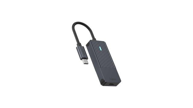 USB хъб RAPOO UCH-4002 , 4 x USB Type-C, Черен