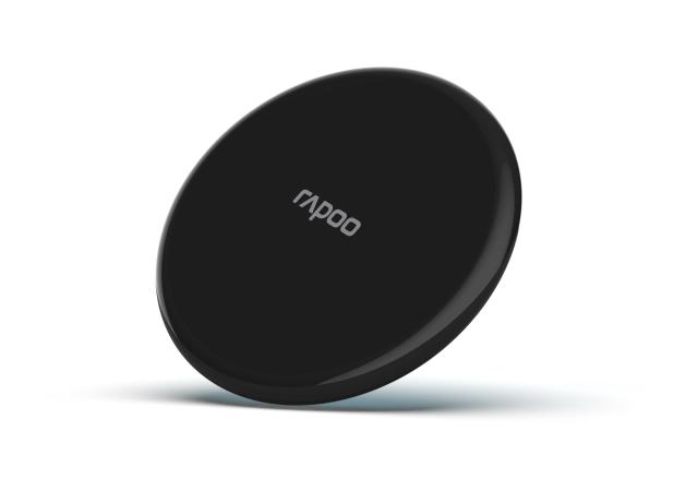 Безжично зарядно устройство RAPOO XC105, Qi, 5W/7.5W/10W, Черен