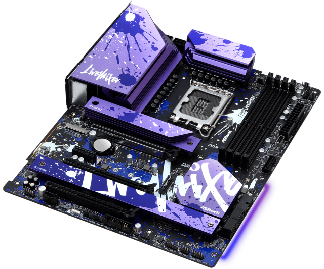 Дънна платка ASROCK Z790 LiveMixer, LGA1700, DDR5, PCIe 5.0 Limited Edition, ATX 