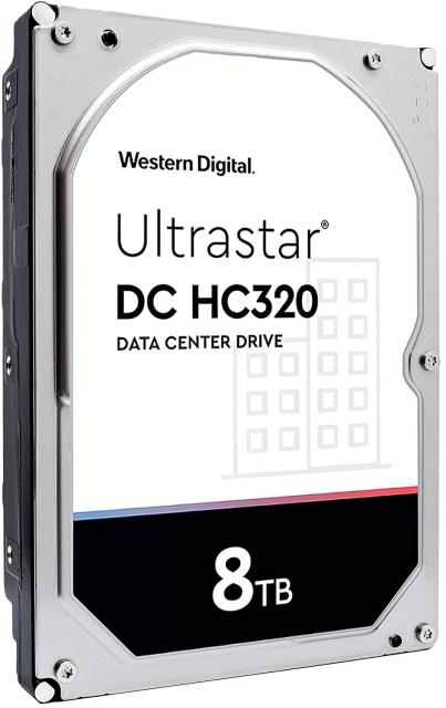 Твърд диск Western Digital Ultrastar HC320 ES, 8TB, 7200rpm, 256MB, SATA 3