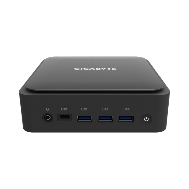 Мини компютър Gigabyte BRIX BEI3-1220, Intel® Core™ i3-1220P, 2 x SO-DIMM DDR4, M.2 SSD, WI-FI 6E + BT 5.2, черно, Free DOS