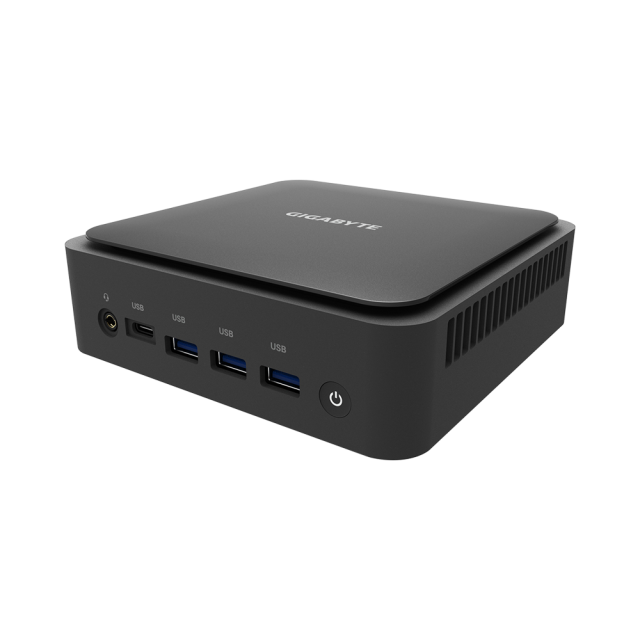 Настолен компютър Gigabyte BRIX BEI7HS-1260, Intel® Core™ i7-1260P, 2 x SO-DIMM DDR4, M.2 SSD, WI-FI 6E + BT 5.2, черно, Free DOS