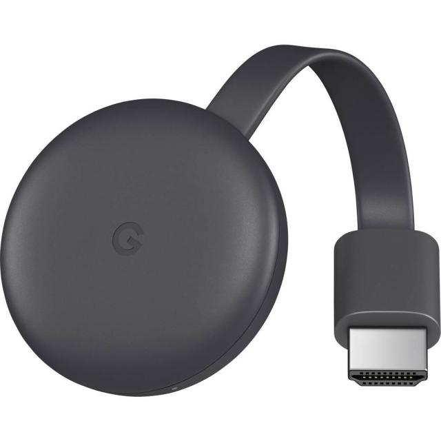 Мултимедиен плеър Google Chromecast 3rd Gen-NL, HDMI, Черен
