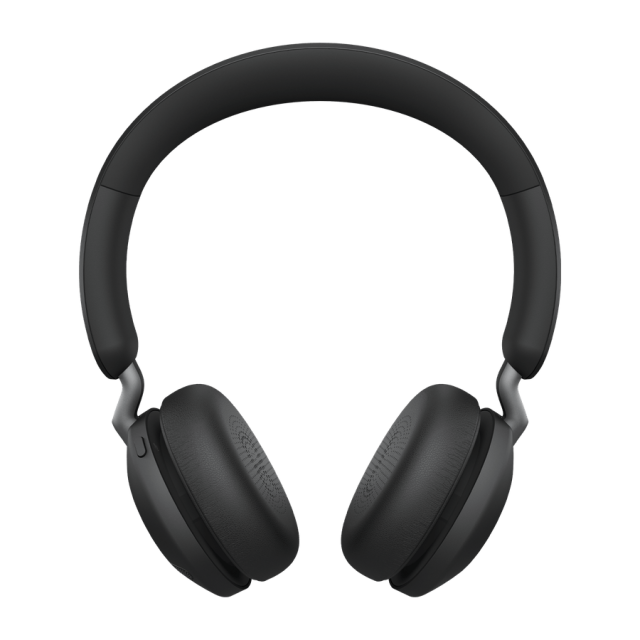 Слушалки Jabra Elite 45h, безжични, Wireless/Bluetooth, микрофон, Черни