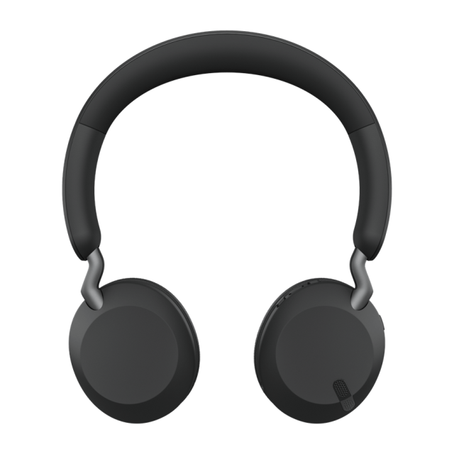 Слушалки Jabra Elite 45h, безжични, Wireless/Bluetooth, микрофон, Черни