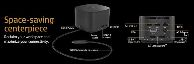 Докинг станция HP Thunderbolt Dock 120W G2 for Elitebook x360 1030 g3, 1040 g5, Zbook 14U G5, Zbook 15U G5
