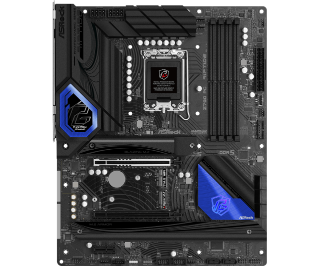 Дънна платка ASROCK Z790 PG RIPTIDE, (HDMI, DP) LGA 1700, 4 x DDR5, PCIe Gen5, ATX