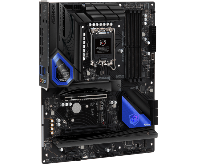 Дънна платка ASROCK Z790 PG RIPTIDE, (HDMI, DP) LGA 1700, 4 x DDR5, PCIe Gen5, ATX