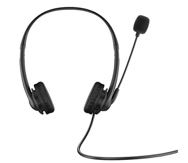 Слушалки HP G2, микрофон, 3.5 mm jack, Черни