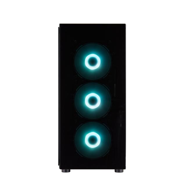 Кутия FSP CMT340 PLUS TG ATX Mid Tower, Черна
