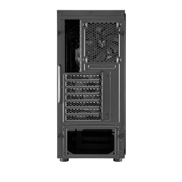 Кутия FSP CMT340 PLUS TG ATX Mid Tower, Черна