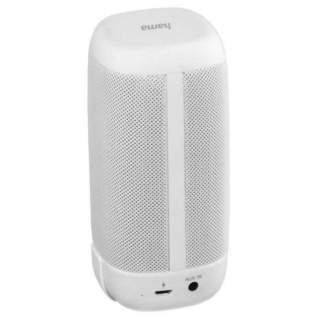  Tонколона HAMA Tube 2.0, Bluetooth, 3.5mm жак, 3W, Бял