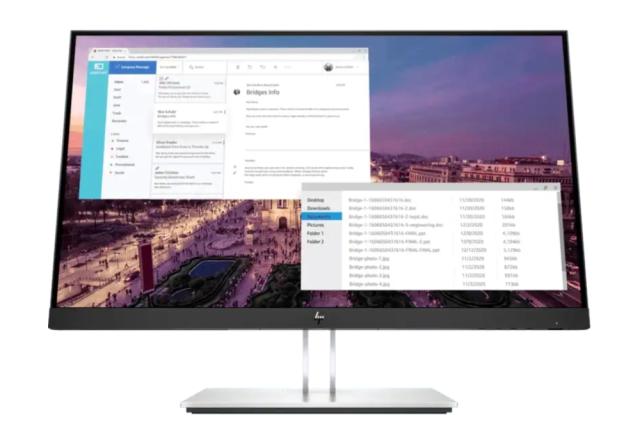 Монитор HP E-Display E23 G4 23" (58.42 cm) IPS FHD, Display Port, HDMI, VGA, 5xUSB