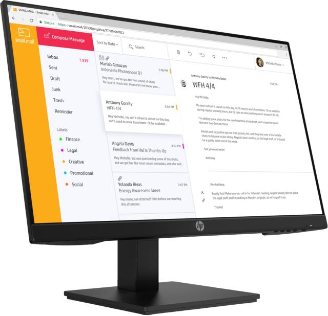 Монитор HP P24 G4, 23.8" FHD Monitor