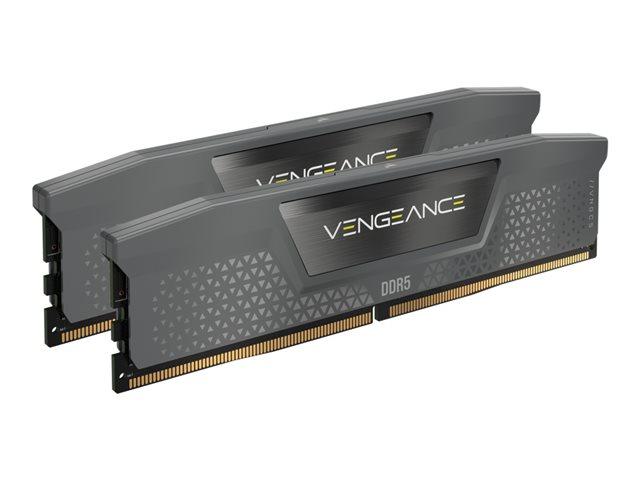 Памет Corsair VENGEANCE Grey Heatspreader 64GB (2x32GB) DDR5 5600MHz, CL40-40-40-77, 1.25V