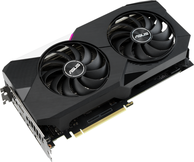 Видеокарта ASUS Dual GeForce RTX 3060 Ti V2 OC Edition 8GB GDDR6, (HDMI, DP), LHR