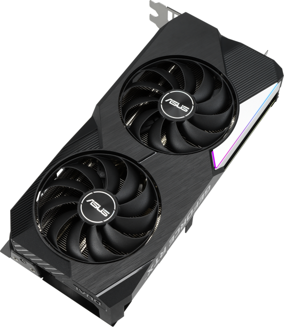Видеокарта ASUS Dual GeForce RTX 3060 Ti V2 OC Edition 8GB GDDR6, (HDMI, DP), LHR