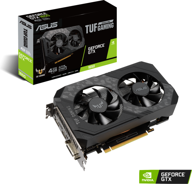 Видеокарта ASUS TUF Gaming GeForce GTX 1650 4GB GDDR6, 128bit, (DVI,HDMI, DP)