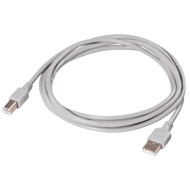 Кабел HAMA 34674 USB-A мъжко - USB-B мъжко, 2.5 м