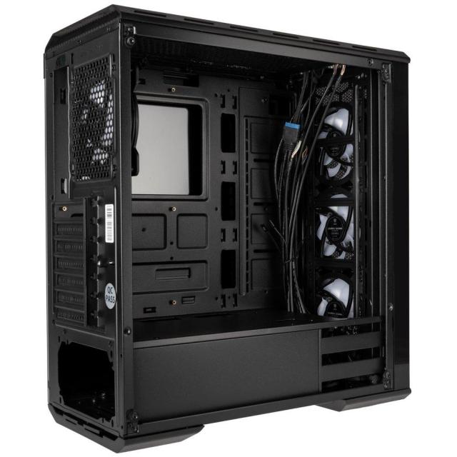 Кутия Kolink Levante V2 ARGB TG Mesh, Mid-Tower, Черен