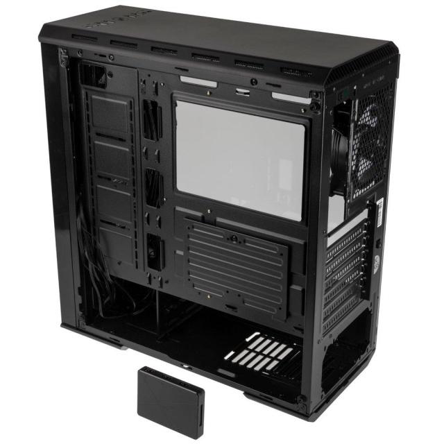 Кутия Kolink Levante V2 ARGB TG Mesh, Mid-Tower, Черен
