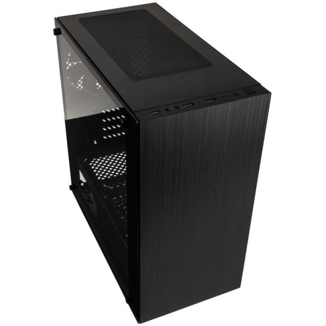 Кутия Kolink Stronghold M TG, MicroATX, Black