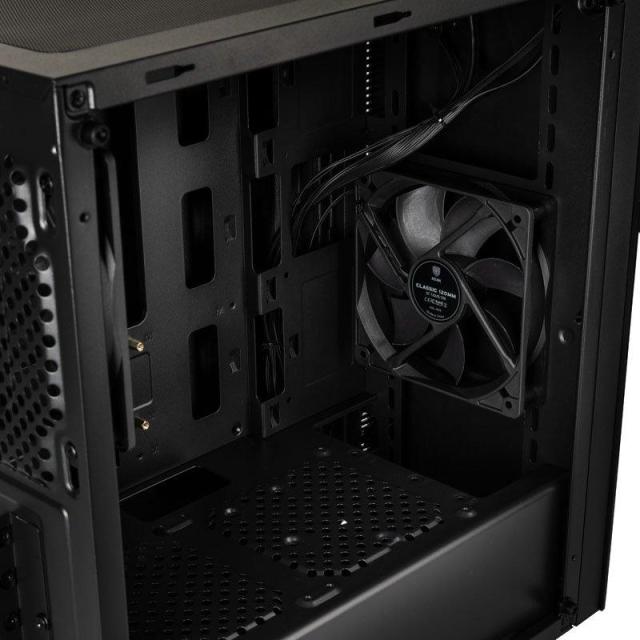 Кутия Kolink Stronghold M TG, MicroATX, Black