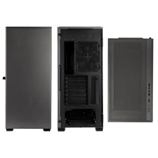 Кутия Kolink Stronghold Barricade, Mid-Tower, Gunmetal Grey