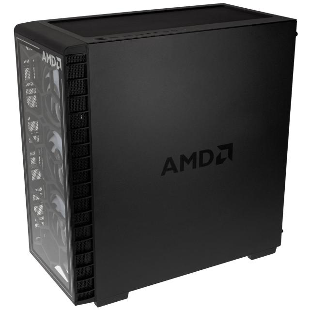 Кутия Kolink Observatory Y AMD ARGB, Mid-Tower, Черен