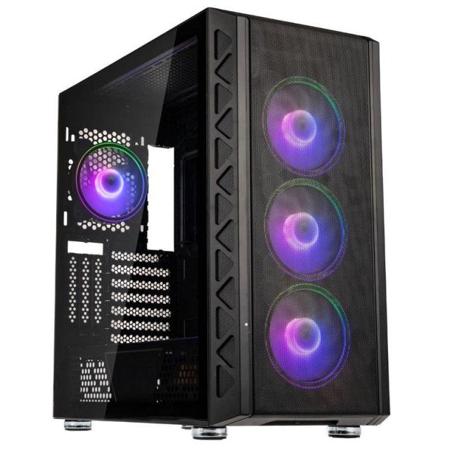Кутия Kolink Citadel Mesh ATX ARGB, Mid-Tower, Черен