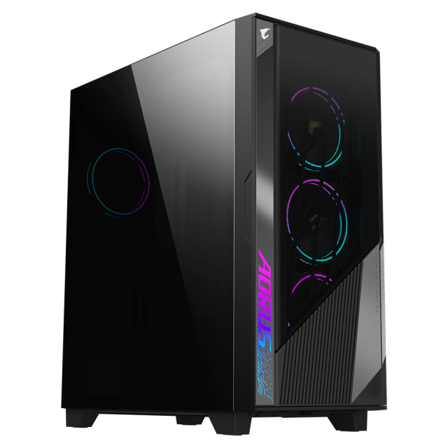 Кутия Gigabyte AORUS C500 Tempered Glass RGB Fusion 2.0 Mid Tower