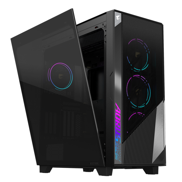 Кутия Gigabyte AORUS C500 Tempered Glass RGB Fusion 2.0 Mid Tower