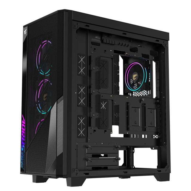 Кутия Gigabyte AORUS C500 Tempered Glass RGB Fusion 2.0 Mid Tower