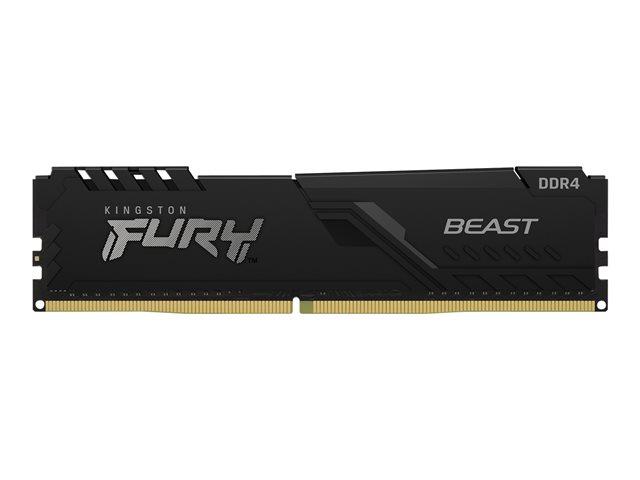 Памет KINGSTON FURY Beast Black 16GB 3733MHz DDR4 CL19 DIMM 1Gx8