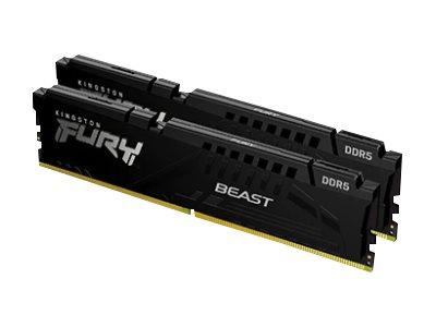 Памет KINGSTON Beast Black 16GB 5200MHz DDR5 CL40 DIMM Kit of 2 FURY Beast Black