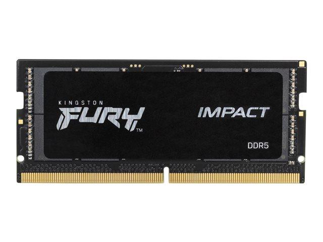 Памет KINGSTON FURY Impact 8GB DDR5 4800MHz, SODIMM, CL38, 1.1V