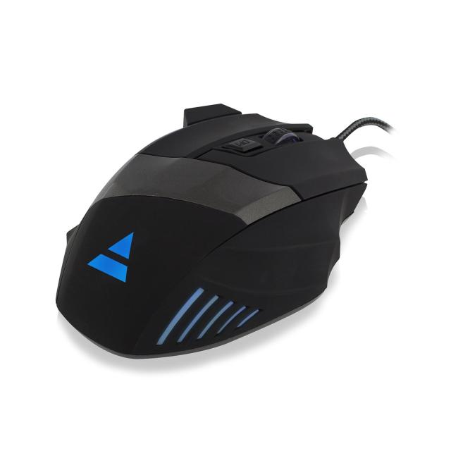Геймърска мишка Ewent PL3300, Подсветка, 3200 dpi, USB 2.0, Черен