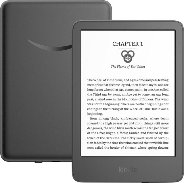 eBook четец Kindle 2022, 6" (15.24 cm), 16GB, WiFi, 11 генерация, Bluetooth, Черен