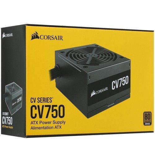 Захранващ блок Corsair CV750, 80+ BRONZE 750W
