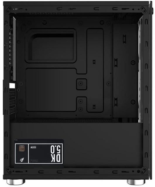 Кутия Estillo 8872 Gaming, 1 x USB 3.0, 2 x USB 2.0, HD Audio, RGB, прозрачни панели, ATX