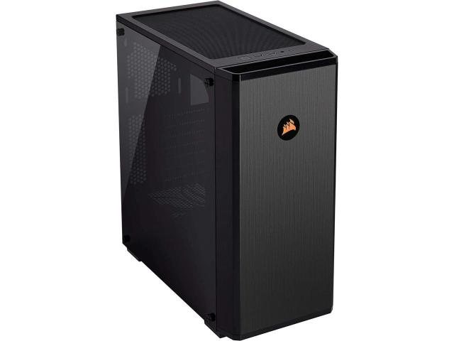 Кутия Corsair Carbide Series 175R RGB, 2x USB 3.1, 2x 3.5mm жак, прозорец, черна, без захранване, ATX