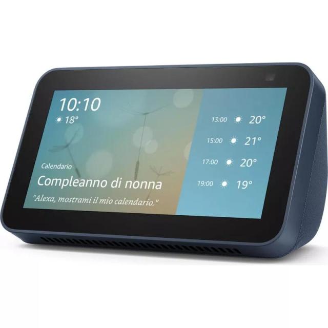 Смарт тонколона Amazon Echo Show 5, 2nd Gen., Сензорен екран, Гласов асистент, Син