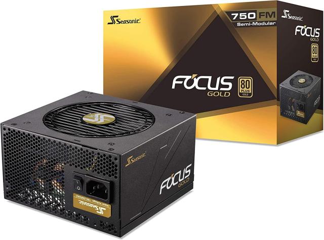 Захранване Seasonic SSR-750FM, 750W, 80+ GOLD Semi Modular
