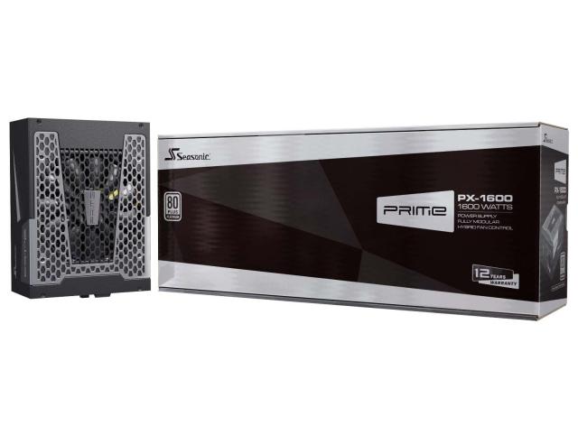 Захранване Seasonic 1600W, PRIME PX-1600 , Full Modular, Active PFC, 80 PLUS PLATINUM