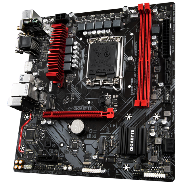 Дънна платка GIGABYTE B660M GAMING AC WiFi , LGA1700, (DP, HDMI, VGA), 2 x DDR4, Micro ATX 