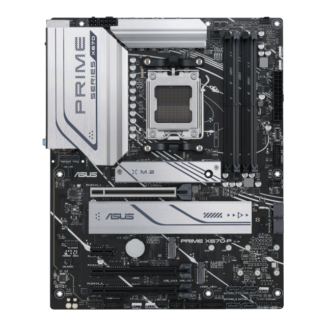 Дънна платка ASUS PRIME X670-P, AM5, (HDMI, DP), 4 x DDR5, PCIe 5.0, ATX