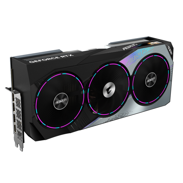 Видео карта GIGABYTE GeForce RTX 4080 AORUS MASTER OC, (DisplayPort 1.4a x 3, HDMI 2.1 x 1), 16GB GDDR6X